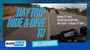 RIDE DIVE shore dive to Shellharbour - Sunday 12th April 2026