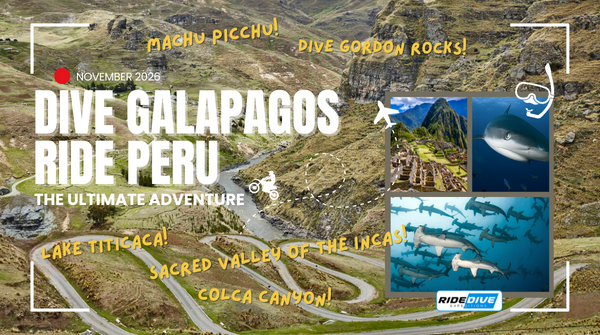 RIDE DIVE Galapagos & Peru - 2nd to 20th November 2026